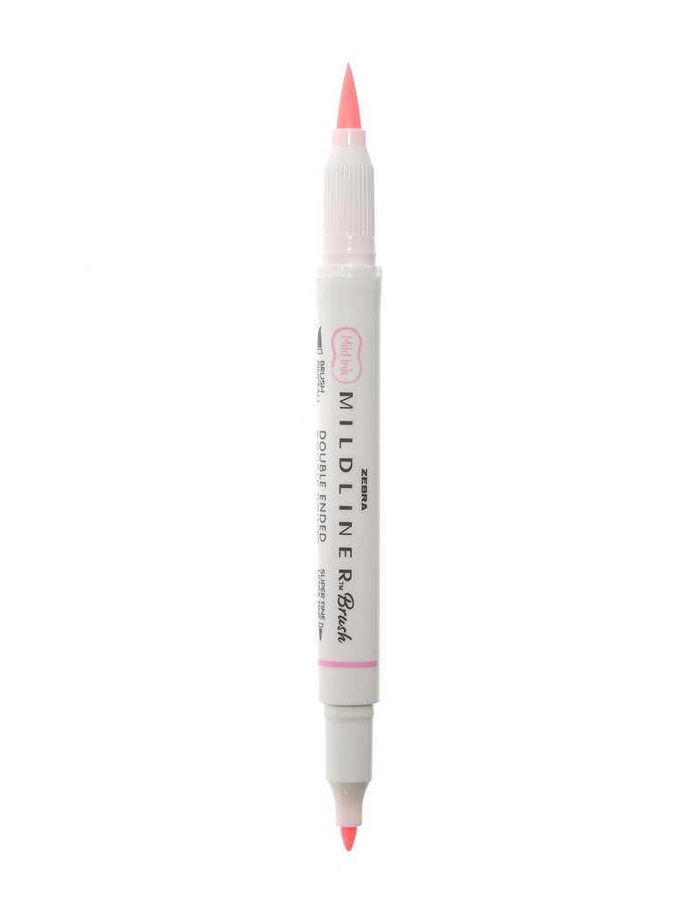 Zebra Mildliner Double-ended Marker Brush - قلم تحديد ياباني مزدوج بفرشة