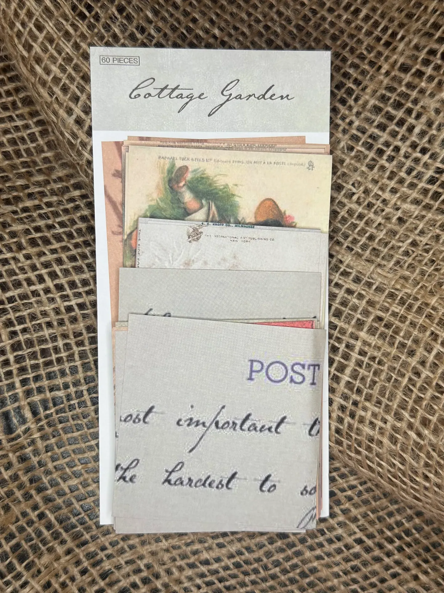[7375] Post cards craft paper - ورق كرافت البريد