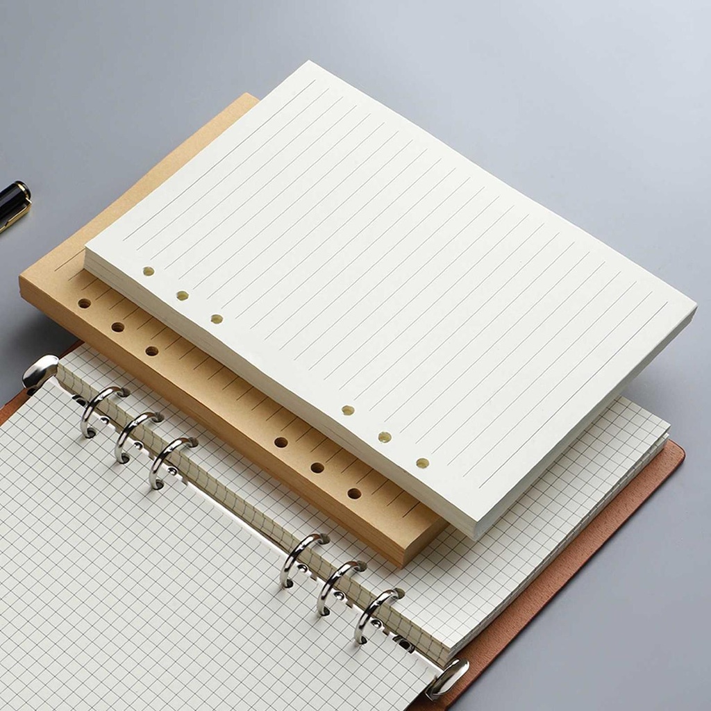[3991-Lined] A5 Filler Paper for Fabric and Leather Binders - ورق لأجندات القماش و الجلد (مُسطَّر)