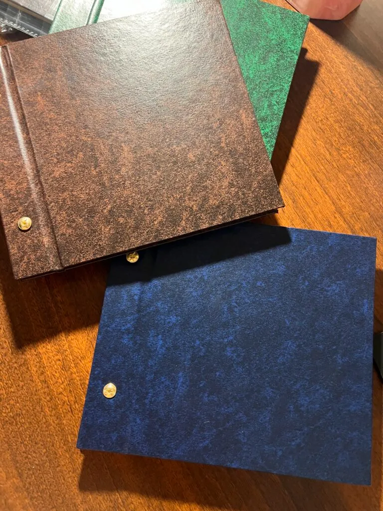 Vintage Leather Writing Journal - دفتر من الجلد بورق مسطر