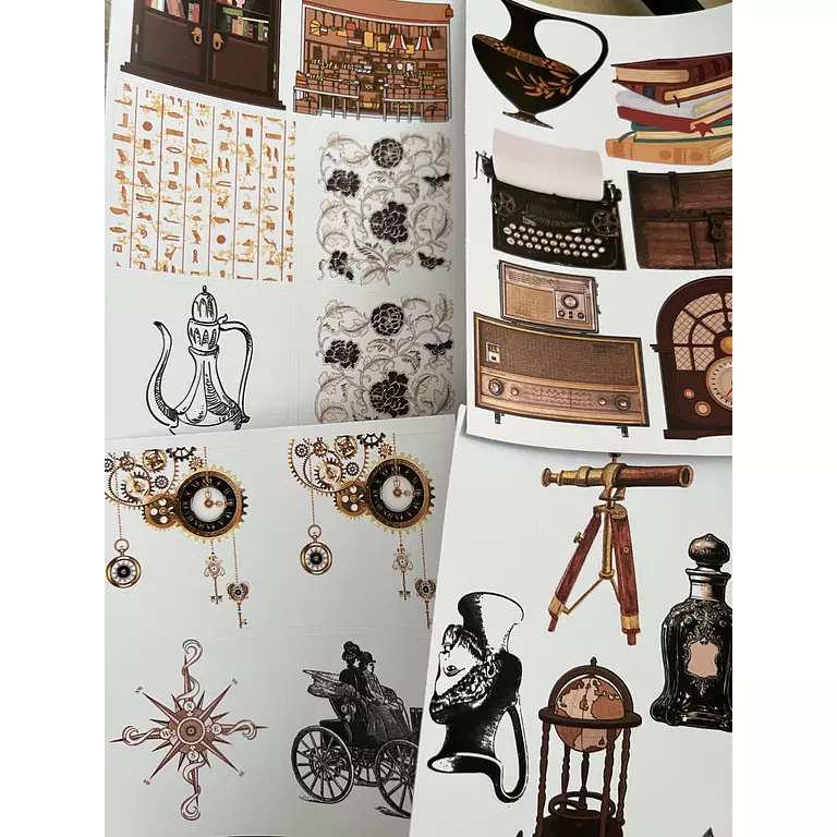 [1701] Antiques Stickers Pack - ستيكرز انتيكات