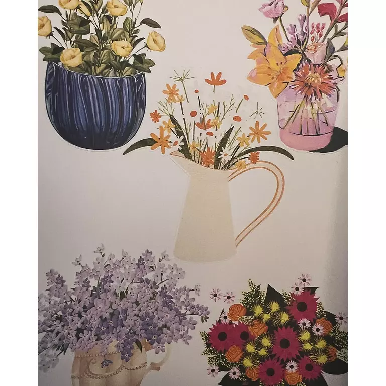 [1603] Flower Vases Stickers Pack - ستيكرز زهريات
