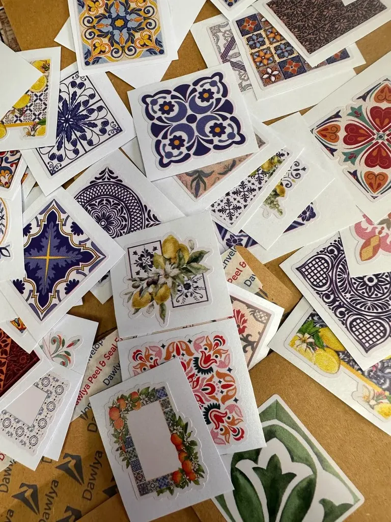 Italian Tiles Stickers - ستيكرز بلاط إيطالي