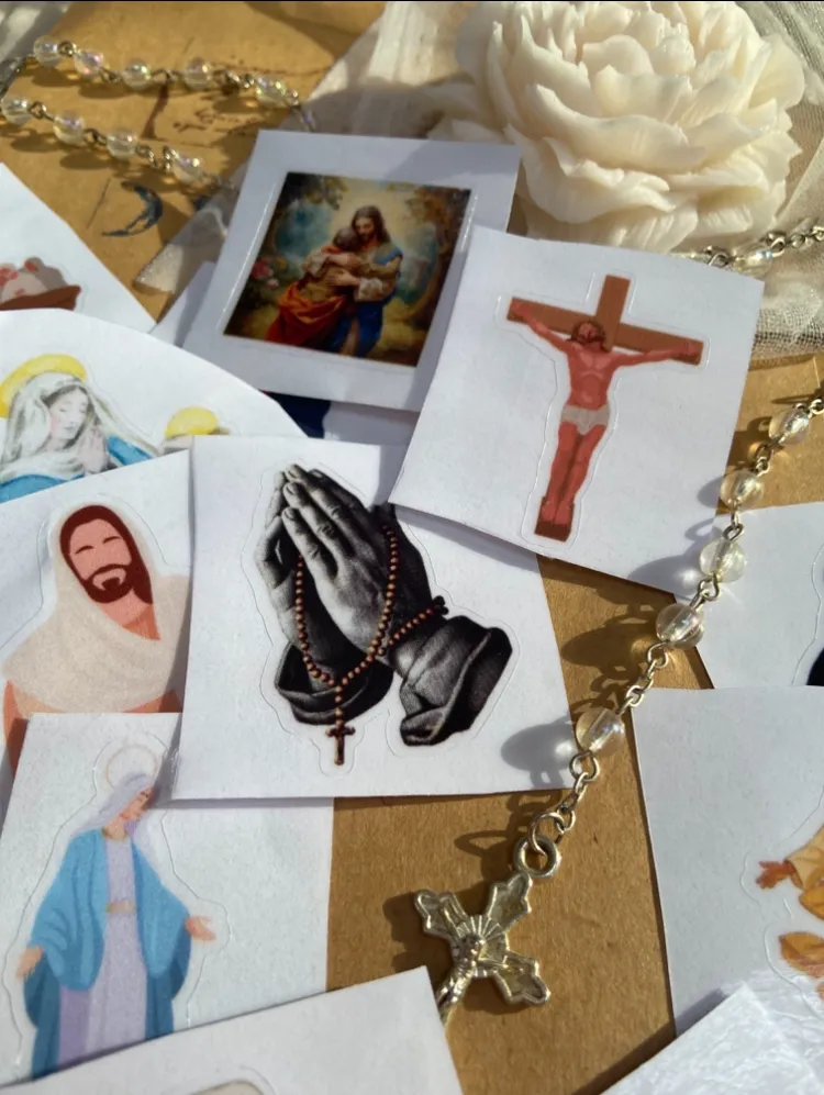 [3609] Limited Edition | Christian Stickers Pack ✝️- إصدار محدود | مجموعة ستيكرز مسيحية