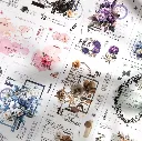 Washy Stickers Pack 6 sheets -  ستيكرز ورق واشي